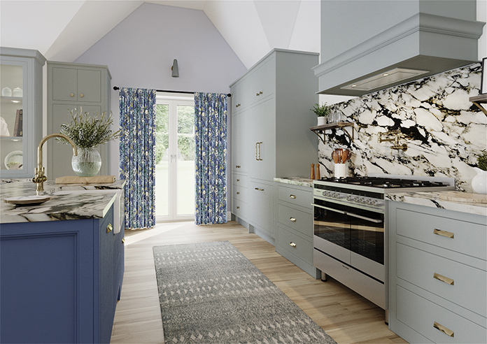 Wisteria, Marine - Made to Measure Curtains - Image 7